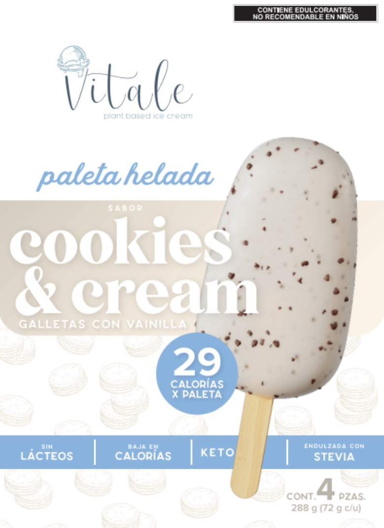 Paleta de Cookies and Cream