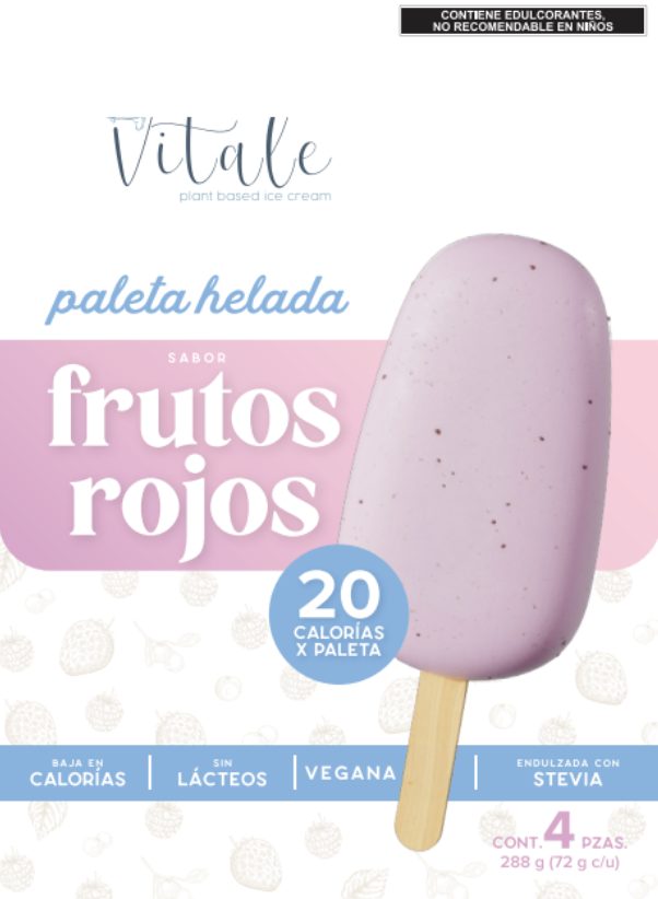 Paleta Frutos rojos